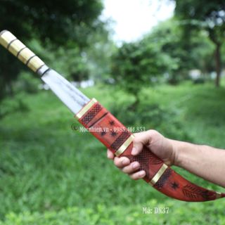 Dao mèo vỏ gỗ dùng trang trí phong thủy đi rừng - Mộc Nhiên DM37