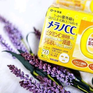 Mặt nạ dưỡng trắng phục hồi tinh chất vitamin c Cc Melano