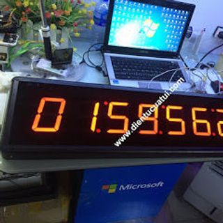 Đồng hồ đếm ngược led 8 số - KT 20 x 80 x 5 cm