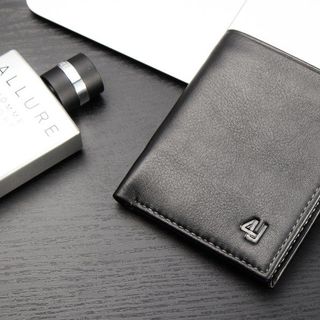 Ví đứng da bò 4U lịch lãm FB170 đen - nâu