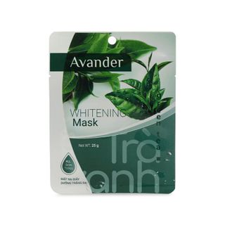 Mặt nạ giấy dưỡng ẩm trắng da trà xanh Avander 25g