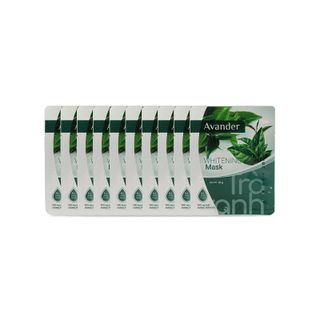 Mặt nạ giấy dưỡng ẩm trắng da trà xanh Avander 25g