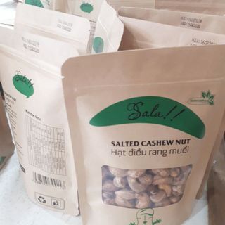 GÓI HẠT ĐIỀU RANG MUỐI 200G SALA GIÁ SỈ - SIZE A