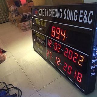 Đồng hồ đếm ngược ngày dự án kích thước lớn