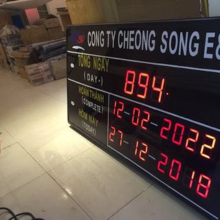 Đồng hồ đếm ngược ngày dự án kích thước lớn