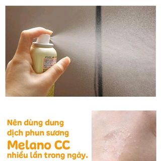 Xịt khoáng đa năng trắng da và cấp ẩm CC Melano - 100gr