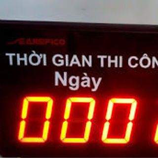 Đồng hồ đếm ngược led treo tường