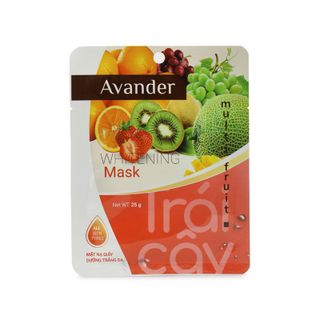 Mặt nạ giấy dưỡng ẩm trắng da Trái cây Avander 25G giá sỉ