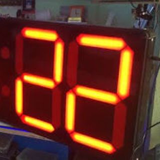Đồng hồ treo tường led 7 thanh siêu chất cực lớn ChipKool