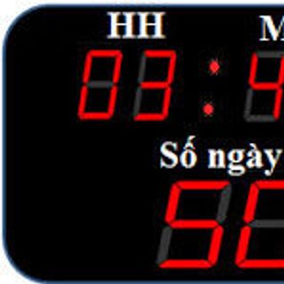 Đồng hồ đếm ngược ngày chuẩn - 3 số