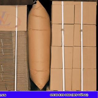 Túi khí chèn hàng container giấy kraft
