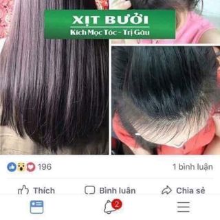 XỊT BƯỞI DƯỠNG TÓC-TRỊ RỤNG TÓC-TRỊ GÀU