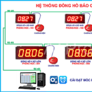 Đồng hồ báo giờ tan ca làm việc