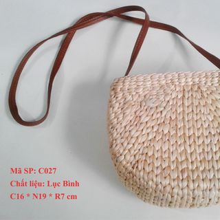 Túi Đeo Chéo Nữ Độc Lạ - Túi Đeo CHéo thời Trang - Túi Cói túi lục bình Handmade C027 giá sỉ