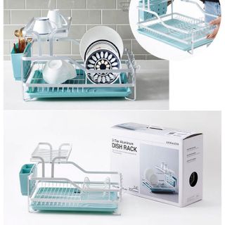 Kệ chén dĩa 2 tầng cao cấp LockLock Disk-Rack LDR204