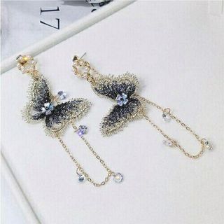 bông tai bướm 3d