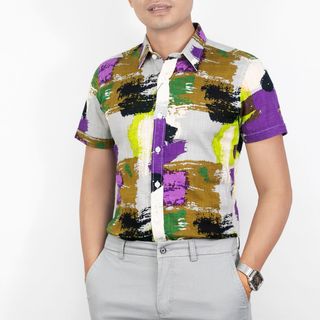 Áo sơ mi họa tiết đôc đáo giá 110k-130k