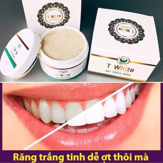 BỘT THẢO DƯỢC TRẮNG RĂNG T-WHITE TRỊ NHIỆT MIỆNG CHẢY MÁU CHÂN RĂNG