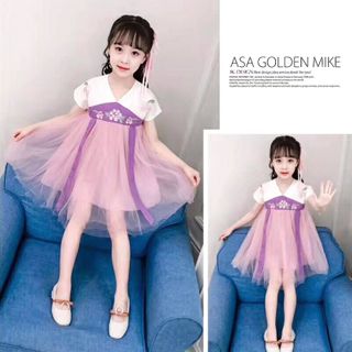 váy cổ trang bé gái