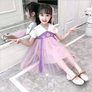 váy cổ trang bé gái