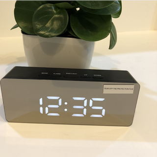 Đồng hồ Led gương hình chữ nhật