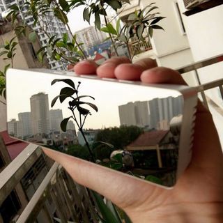 Đồng hồ Led gương hình chữ nhật