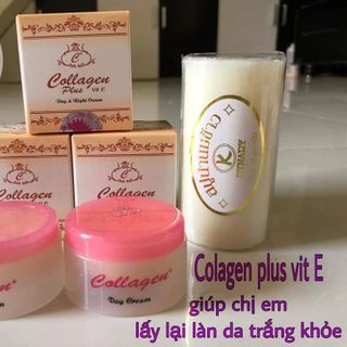 Set Kem Collagen Plus Vit E