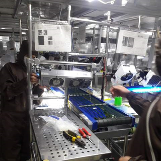 Bộ đếm sản phẩm LED 6 số - Cảm biến tia laser