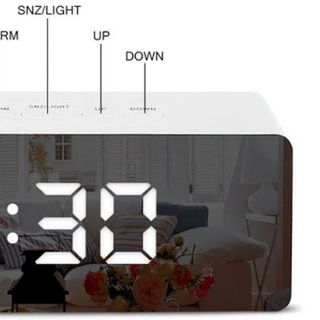 Đồng hồ điện tử led Gương - Báo thức trang trí quà tặng