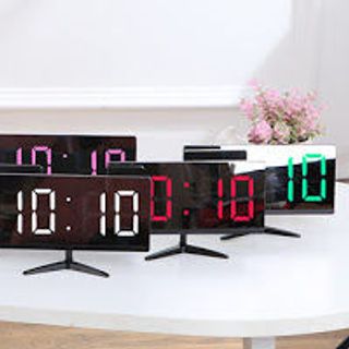 Đồng hồ báo thức led gương cao cấp - V1 - 2019