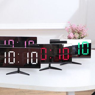 Đồng hồ báo thức led gương cao cấp - V1 - 2019
