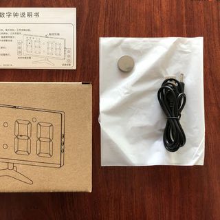 Đồng hồ báo thức led gương cao cấp - V1 - 2019