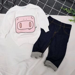 Áo nỉ da cá mỏng in hình cute
