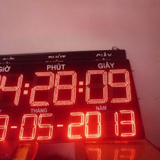 Đồng hồ lịch vạn niên bằng Led - Kích thước lớn
