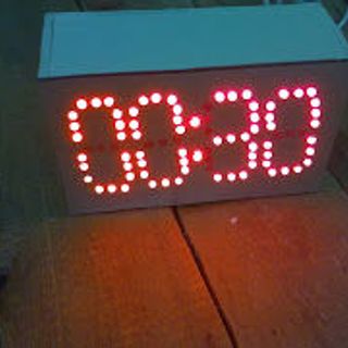 Đồng hồ led Giờ Phút mini USB