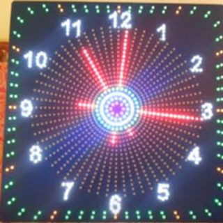 Đồng hồ led kim treo tường