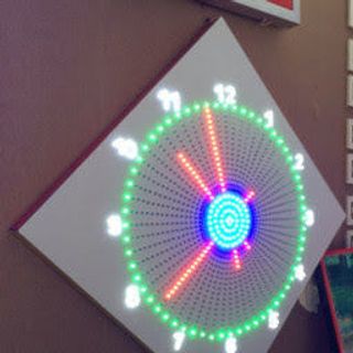 Đồng hồ led kim treo tường