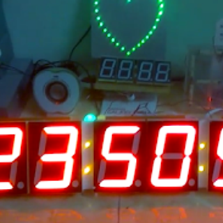 Mạch điều khiển đồng hồ led đơn Giờ Phút Giây - Ngày Tháng Năm