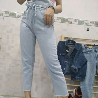 quần baggy jean dây DV00607606