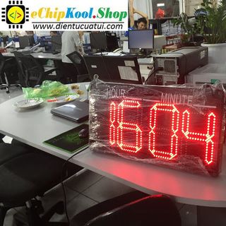 Bảng đồng hồ treo tường led quảng cáo số lớn giá rẻ