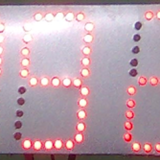 Đồng hồ led đơn treo tường dùng 5V
