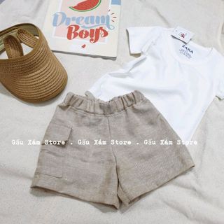 Quần short túi lệch