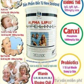 Sữa Non kháng thể Alpha Lipid