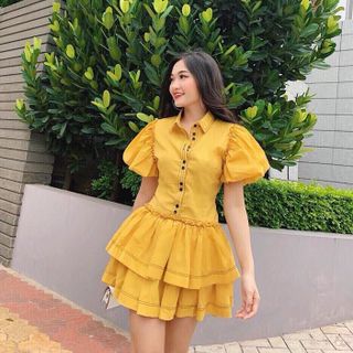 Đầm Somi tay phồng