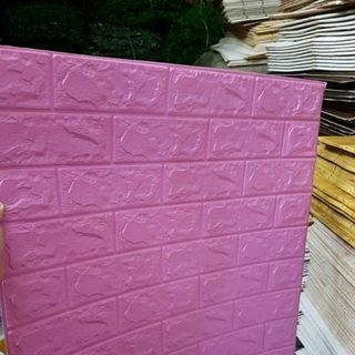 Xốp dán tường giả gạch 3D