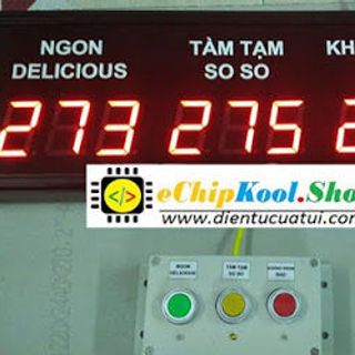 Bảng led đếm lượt đánh giá sản phẩm