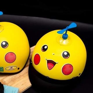 Nón Bảo Hiểm Gấu Trúc Pikachu Doremon Má Hồng