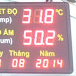 Đồng hồ điện tử Nhiệt độ - Độ ẩm - Ngày Tháng Năm
