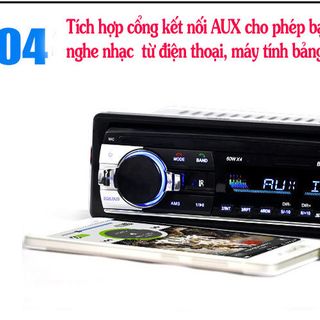 Combo Máy Nghe Nhạc MP3 Nguồn 12V Model 520BT và USB có sẵn nhạc tiếng MP3 16Gb cho ô tô
