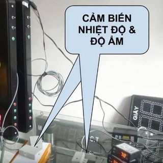 Đồng hồ Nhiệt độ - Độ ẩm - Giờ Phút - Ngày Tháng Năm